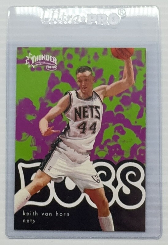 1998-99 Skybox Thunder Keith Van Horn Boss #19 Nets