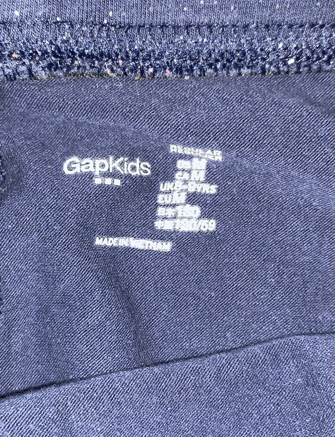 Preowned- Gap Kids Glitter Shine Stretch Jeggings Girls (Size M) - Image 3 of 4