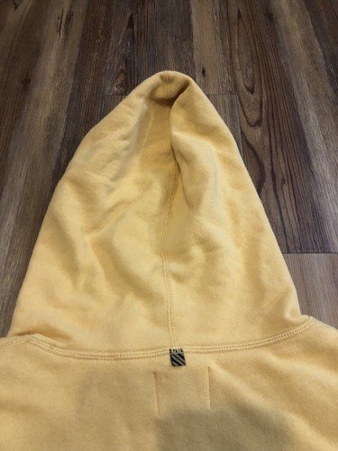 Felpa con cappuccio Billy Reid MSL SKI uomo gialla taglia small casual designer rara - Foto 15 di 22