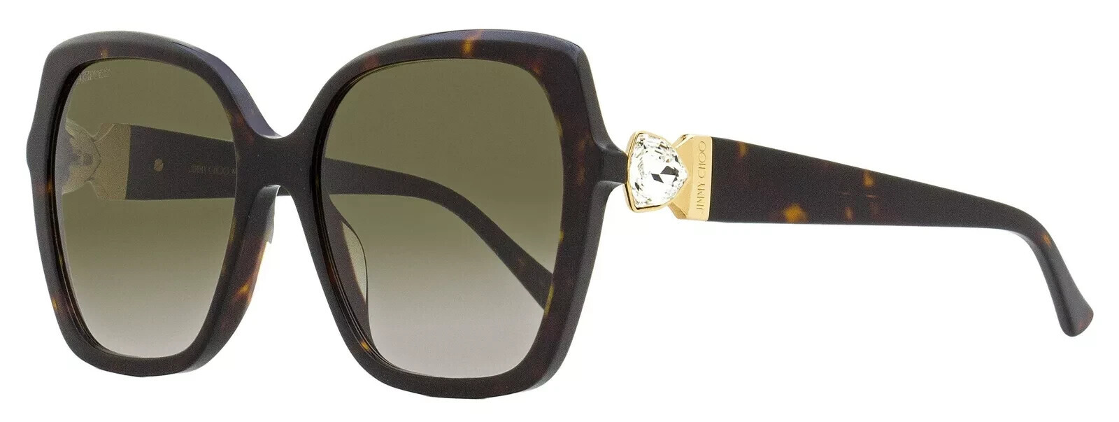 Солнцезащитные очки Jimmy Choo MANONGS 086 HA Havana коричневого цвета с градиентом 23390₽
