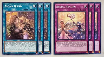 Yugioh - 3x Aroma Blend + Aroma Healing - PHNI - 1st Edition NM Common |  eBay