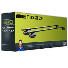 Menabo Omega Black - Dachträger - Stahl - für Citroen Berlingo Typ B9 NEU