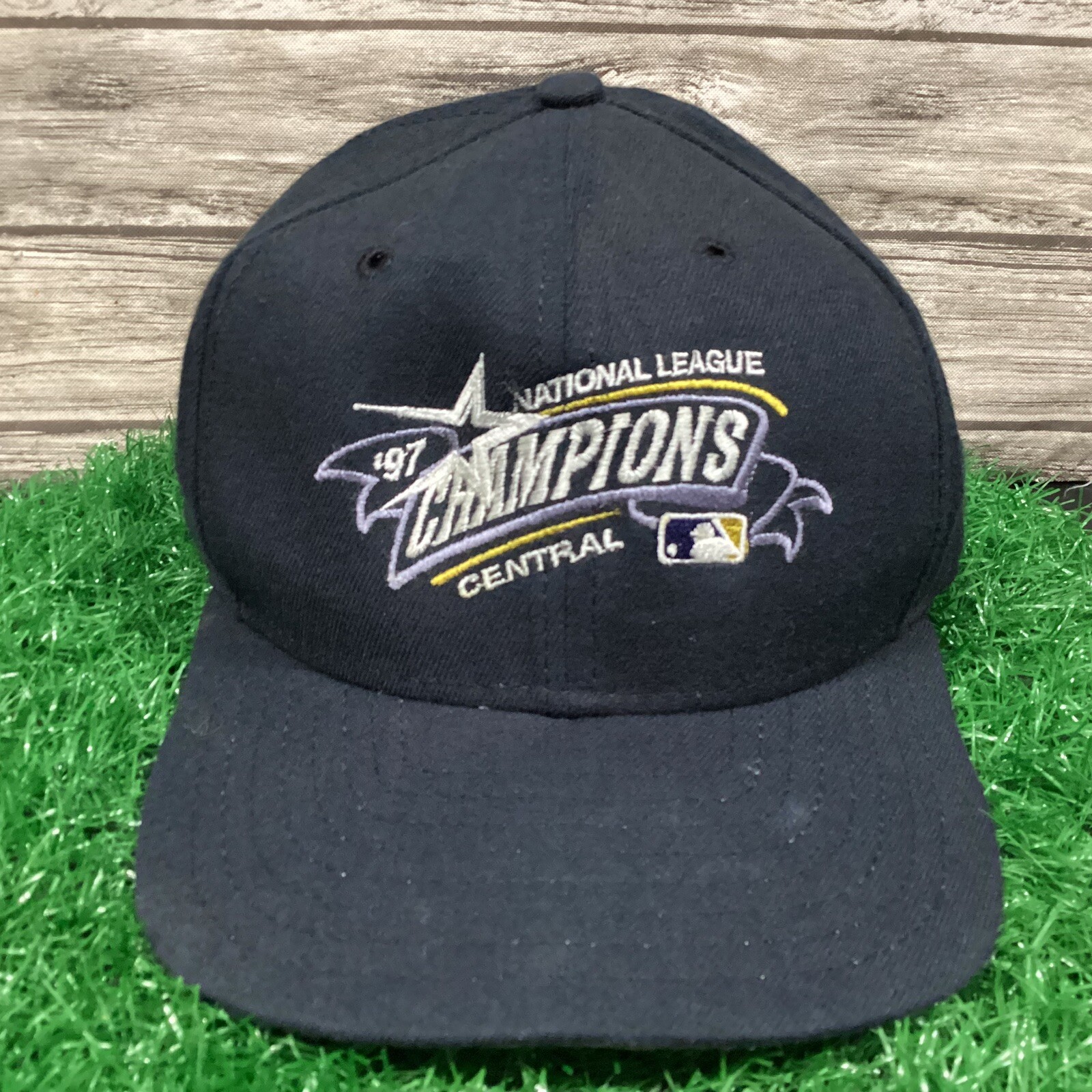 Vintage Houston Astros Snapback Hat Cap 1997 MLB Baseball Central Champions 90s