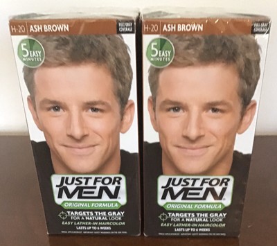 Just For Men Original Formula Mens Hair Color Dye Ash Brown 6