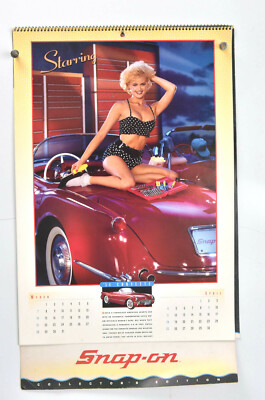 1993 Sexy Snap-On Tools Calendar-Pin Up-Cheesecake-Classic Cars