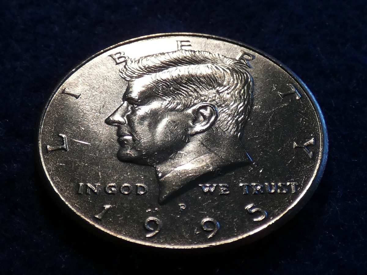 ソーナンス エラー？？？ Mint Error 1995-P Kennedy Half Dollar Obverse & Reverse Die Clash