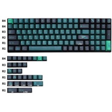 Terror Below Keycap Cherry Height PBT 129 Keycaps Dye-sub for Cherry MX Keyboard