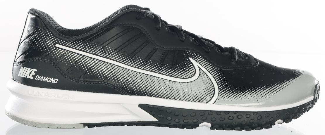 Nike Alpha Huarache Varsity 3 Turf Black White for Sale