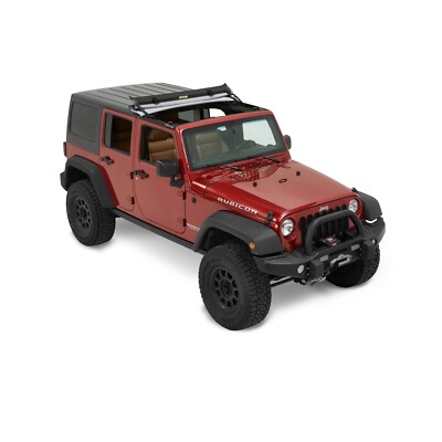 Bestop Sunrider Black Diamond First Row Soft Top for Jeep Wrangler JK 52453-35