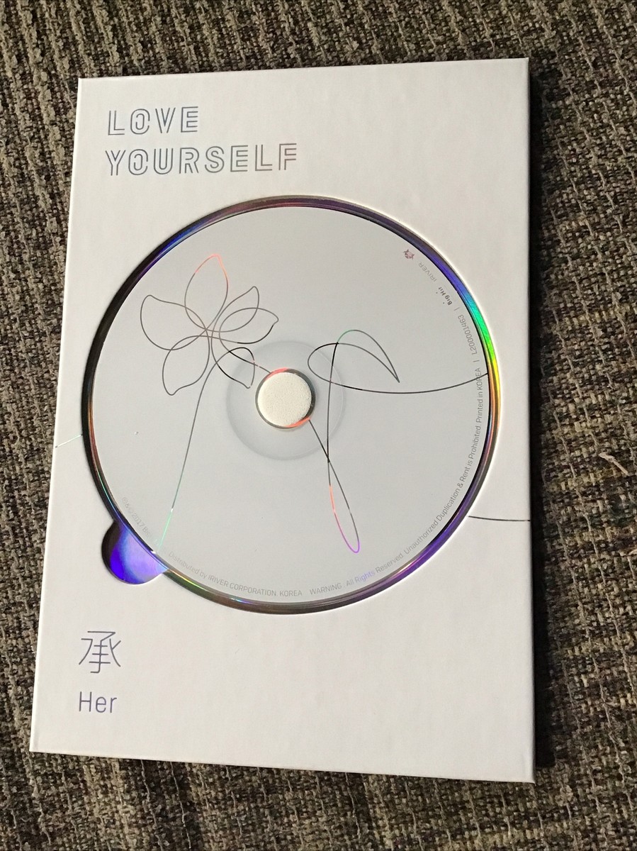 防弾少年団 CD BTS LOVE YOURSELF “HER” “E” EDITION CD/BOOKLET IRIVER PRINT