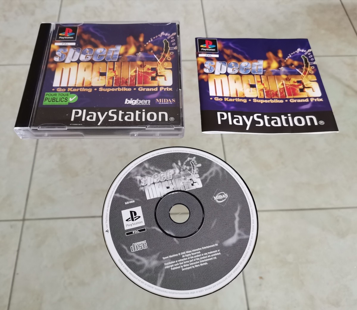 Jeu PS1 Neuf Sous Blister – Speed Machines – Rare – Full FR