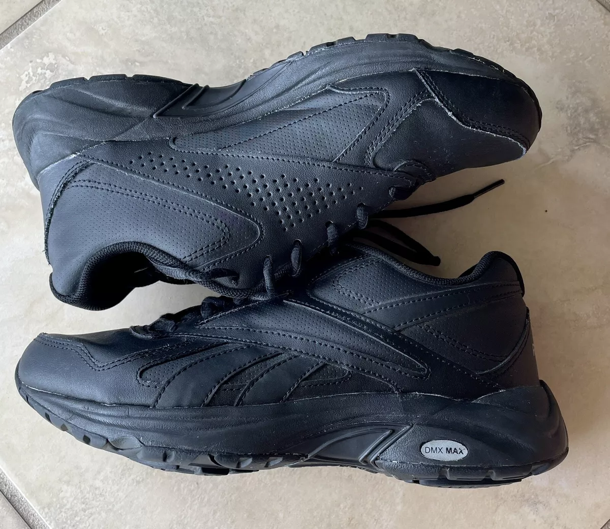 waarheid Rand Correspondentie Reebok Walk Ultra DMX Max Black Running Shoes Sneakers Trainers US Size 6.5  | eBay