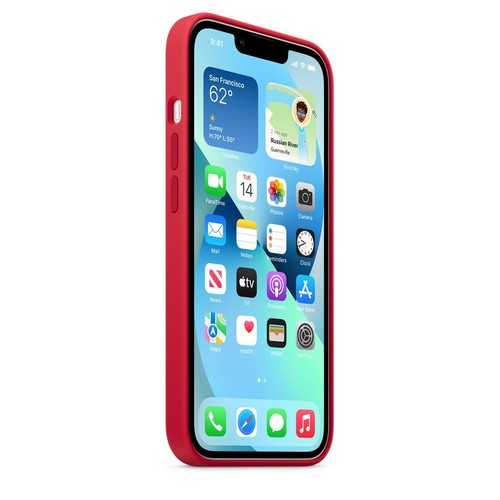 Kompatibel mit iPhone - Silikon Case für iPhone 13 Serie - MagSafe Laden - Bild 26 von 36