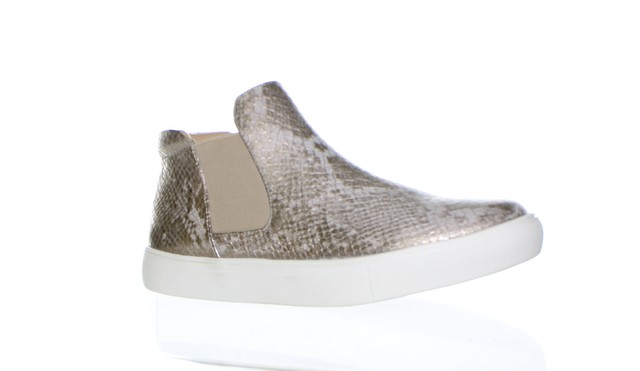 harlan snakeskin slip on rose gold
