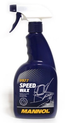 Cire de polissage hydrophobe MANNOL Speed Wax 500ml effet déperlant immédiat