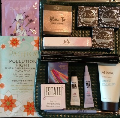 NEW Ipsy Makeup Lot- Ahava, Pacifica, Elizabeth Mott, Space Case, Ciate, Estate.