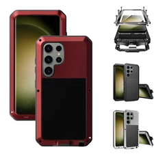 For Samsung Galaxy S23 S22 Ultra S10 Case Metal Shockproof Heavy Duty Hard Cover