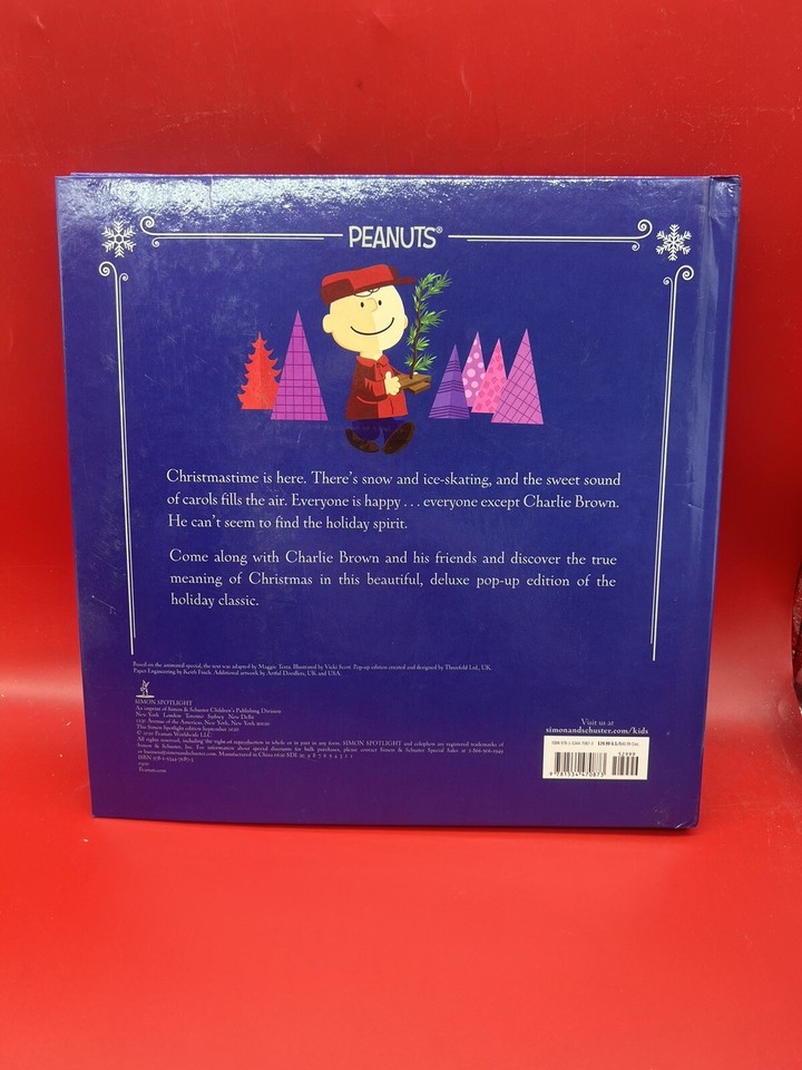 Peanuts A Charlie Brown Christmas PopUp Book Edition by Charles M