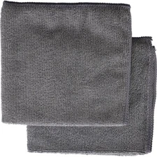 Flitz Towel Pack of 2 Microfiber Construction 12" x 12" Versatile Every Surface