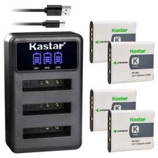 LED3 Charger  4 battery for Sony NP-BK1 DSC-S750 S780 S950 S980 W180 W190 W370