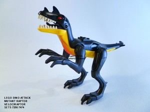 lego raptor attack