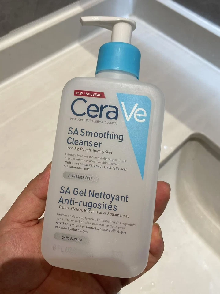CeraVe Daily SA Smoothing Cleanser 236ml-Free& Fast Dispatch