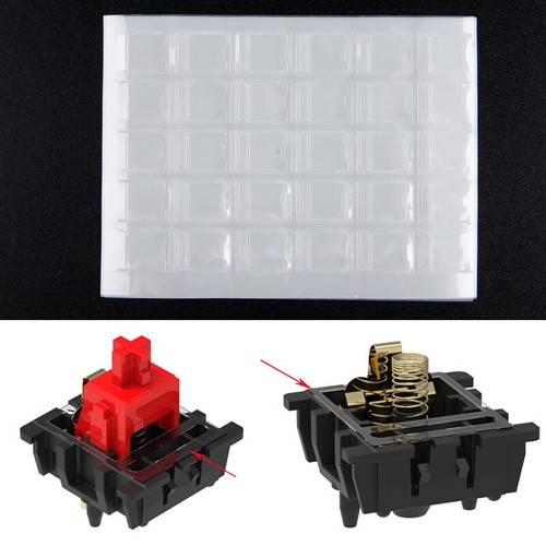 120pcs Switch Films Reducing Movement For Mechanical Keyboard HTV MX Switch Film - Afbeelding 2 van 10