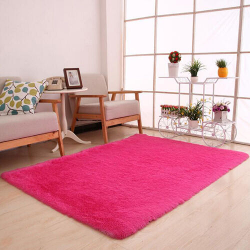 Shaggy Rug Anti-Slip Large Fluffy Rug Super Soft Living Room Bedroom Carpet Matⓑ - Picture 6 of 28