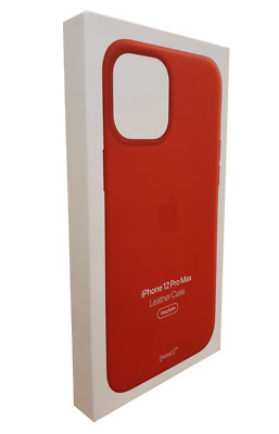 ORIGINAL APPLE IPHONE 12 PRO MAX LEDER CASE MIT MAGSAFE - (PRODUCT)RED