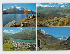 Postcard Engadin St. Moritz Pontresina Julier Switzerland