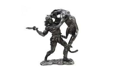 Blech 75 mm Gladiator. DUEL OF BEAST 1:24 Maßstab Metallminiatur