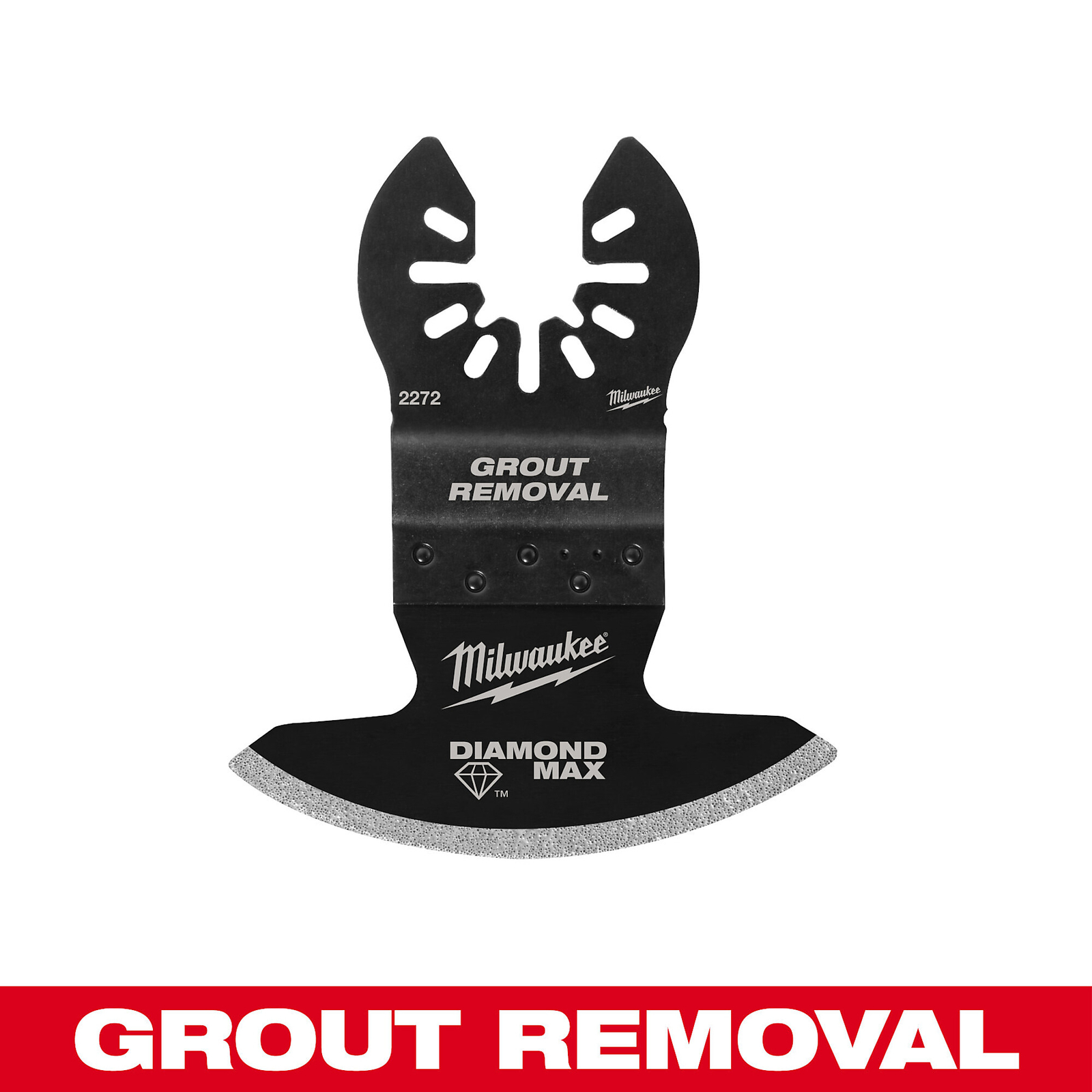 Milwaukee, Diamond Grit Grout Removal Multi-Tool Oscillating Blade 1PK, Model#