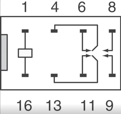 General Purpose Relay DPDT, Through Hole, 1A 48VDC, G5V-2-H1 DC48, OMRON, 2 Pcs - Picture 7 of 7