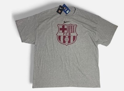 BARCELONA FC Nike GRAY T-SHIRT, MENS SIZES, new/tag, CHAMPION