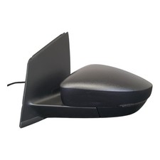 VW Polo MK5 (6R) 2011 Left Electric Mirror Deep Black Metallic C9X 6C2857507B