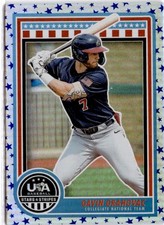 2025 Panini Stars & Stripes USA Baseball #7 Gavin Grahovac Stars