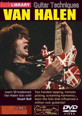LICK LIBRARY Guitar Techniques Style VAN HALEN Video Lesson DVD With Stuart Bull