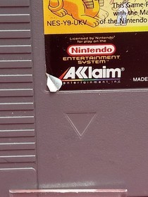 The Simpsons: Bart vs. The World | NES | NINTENDO | PAL A | Cart only