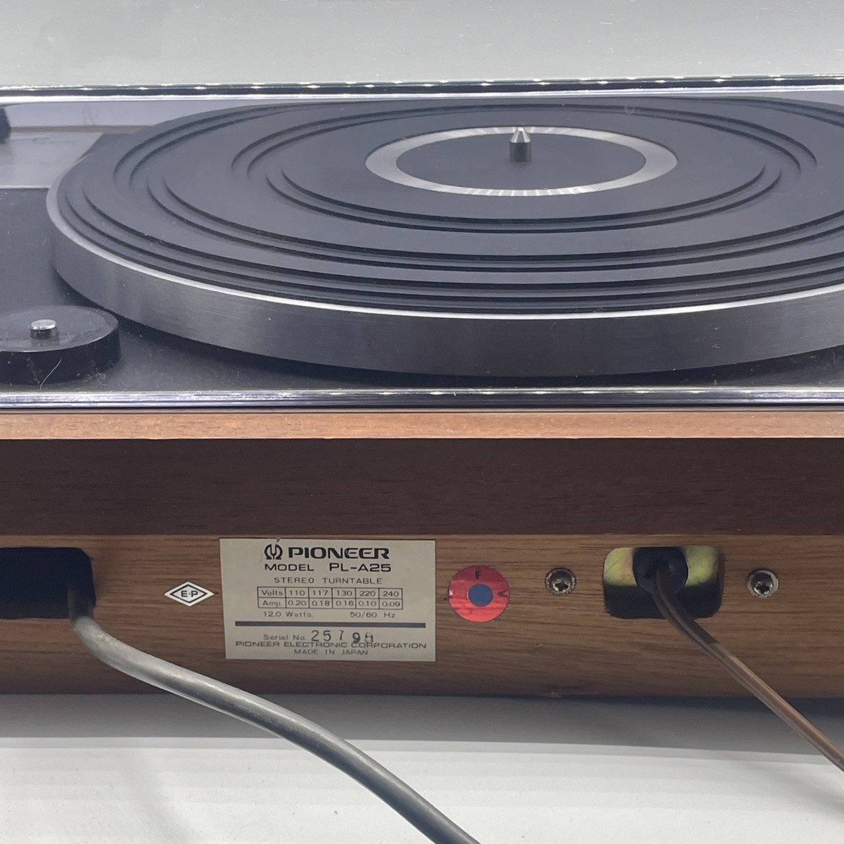 Pioneer PL-A25 Model Vintage Belt Drive Wood Cabinet Pioneer PL-A25 Model Vintage Belt Drive Wood Cabinet
