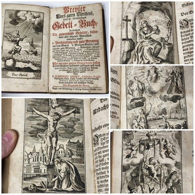 #ad Anno 1749 Würzburg Eusebio Amort: Brevier eines guten Christen Kupferstiche EUR 189.00