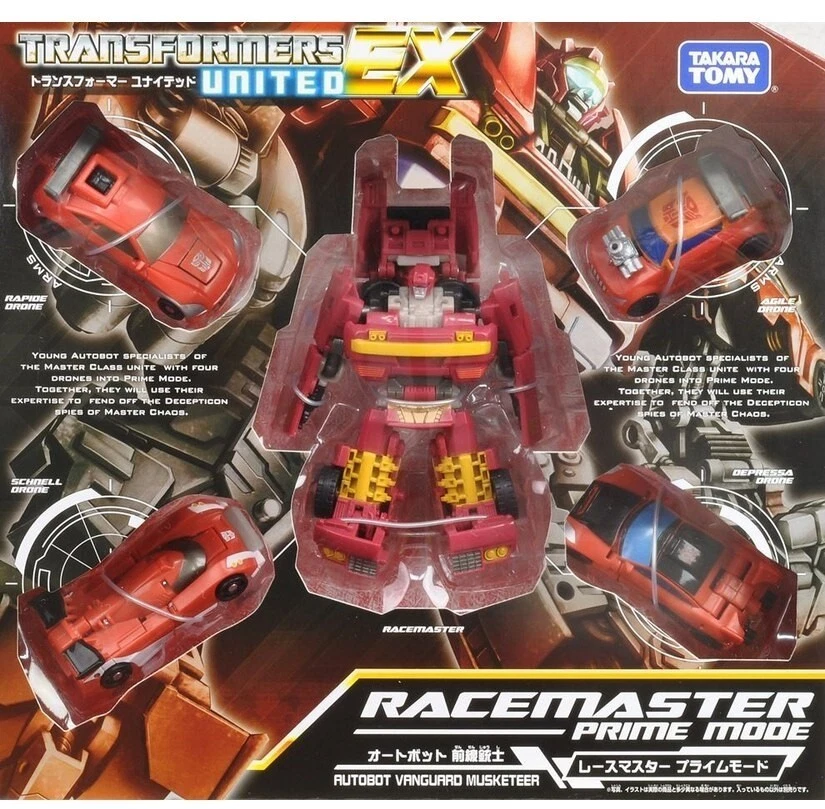 Transformers United Ex 05 Racemaster Prime Mode TAKARA TOMY