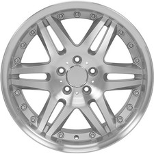 18 Machined Silver Wheel Fits 2006-2008 Mercedes-benz Slk280 - Rvo0014