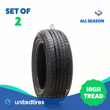 Set Of 2 Used 21560r17 Sailun Atrezzo Sh408 96t - 932 Set Of 2 Used 21560r17 Sailun Atrezzo Sh408 96t - 932