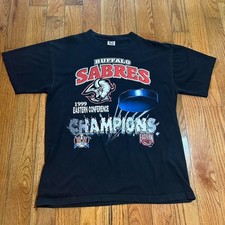 Vintage 1999 Buffalo Sabres Eastern Conference Champions shirt VK10056