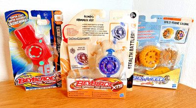 Beyblade Set NEU OVP Tempo Hammer Hit XTS + Launcher + BeyWheelz Sammlung