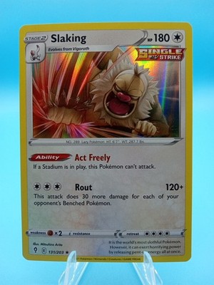 2021 Pokemon Evolving Skies Slaking #131