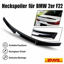 M4 Stil Heckfl�gel gl�nzend Schwarz aerodynamisch F�r BMW 2er F22 2-T�rer 14-20