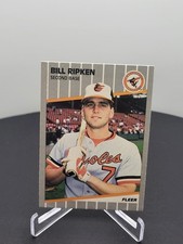 1989 Fleer - Billy Ripken #616 Black Box  Bat Knob