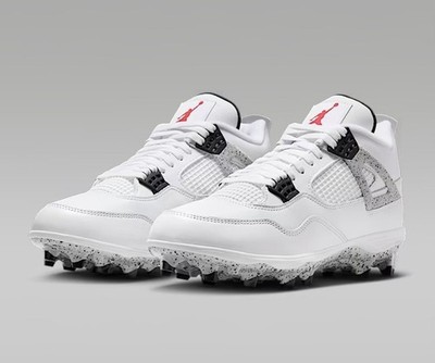 Nike Air Jordan 4 Cleat ジョーダン　スパイク　野球 Jordan 4 Cement Retro Td Nike Football Cleats Fire Red HQ0207-106