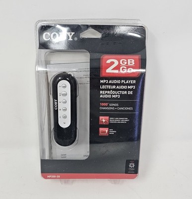 COBY MP200-2G 2GB MP3 Audio Player Portable Music Player Open Box Complete